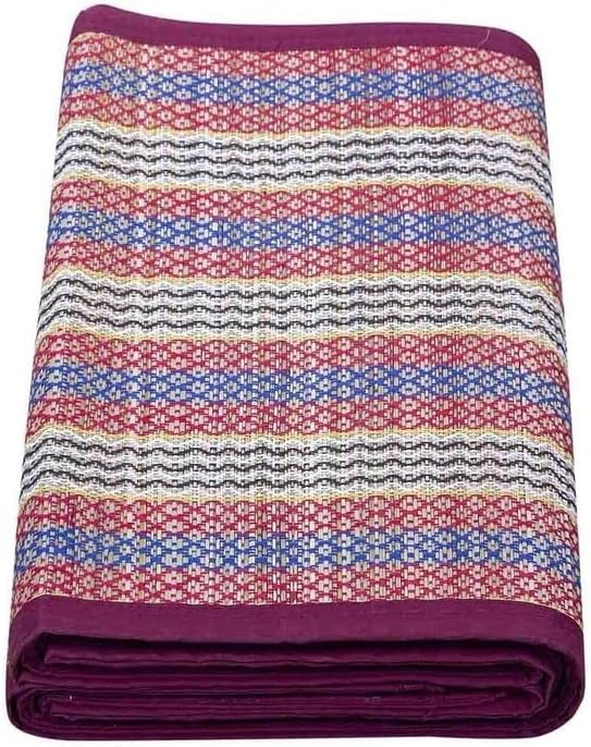 Ретро Текстилна подложка за ръчно изработени Chatai Madhur на Penka Grass, сгъната на 3 събиране, се Използва за