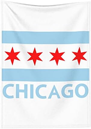 QG ZZX Знаме на град Чикаго Детско Одеало за Момчета И Момичета, Одеало за детско Креватче, Одеяло за Количка