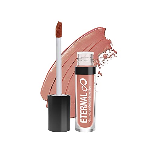 Течна червило Eternal Прекрасни Matte Color Устни Гол Velvet Liquid Lipstick – Леко Матиран крем за устни за упорит