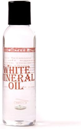 Mystic Moments | Бяло Минерално масло-носител - 125 мл - Чистото Натурално масло, Идеално за коса, лице, нокти,