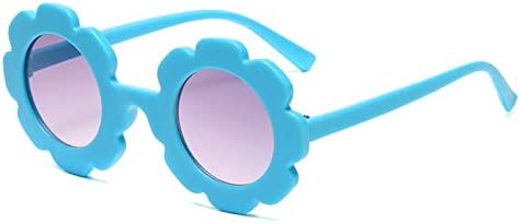 JieJieko/ Детски Слънчеви Очила с Кръгла Цвете За Момичета, Слънчеви Очила във формата на Цвете, Сладък Детски Очила