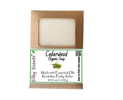 Парче сапун за повишена здравина Silky Scents Peppermint - Напълно Естествено и Органично Етерично масло -