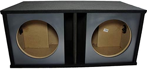 Авто Аудио Dual 12 Слот Вентилирани Раскрашиваемый Дефлектор Стерео Sub Box Корпус
