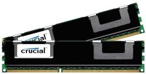 Набор от паметта Ключова 16GB (8GBx2) DDR3L 1333 МТ/с (PC3-10600) DR x4 RDIMM 240-Pin Сървър памет CT2K8G3ERSLD41339