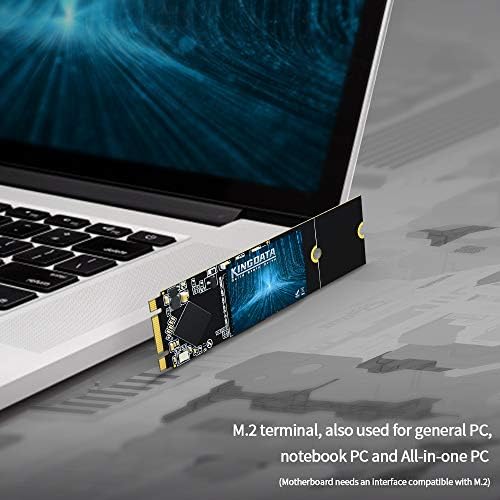 Kingdata SSD M. 2 2280 128 GB Вътрешен твърд диск Ngff Висококачествен Твърд диск за десктоп, лаптоп SATA III 6 Gb/сек. (128 GB, M. 2 2280)