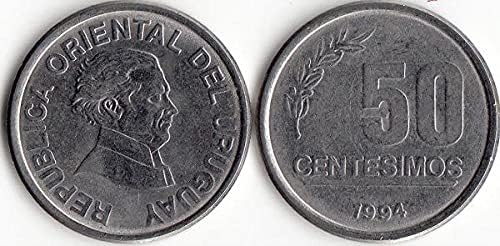 Американски Уругвай 50-лятна Колекция на Случайни чуждестранни монети Swithand
