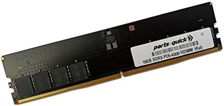 резервни части-бърза памет с обем 16 GB за дънната платка Gigabyte - MW83-RP0, съвместима с DDR5 4800 Mhz (1Rx8)