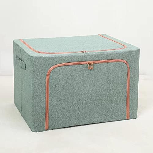 Кутия за съхранение на дрехи WeiSha Прозрачна Сгъваема Кутия За съхранение на Бельо от Памучен Плат, Кутия за сортиране