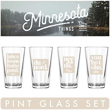 Набор от Пинтовых чаши Minnesota Things | Северна чаши