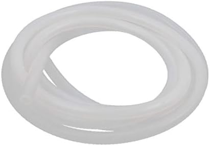 Силиконова тръба X-DREE 3 mm x 5 mm, устойчиви на високи температури гумена тръба с дължина 1 м (Tubo de caucho