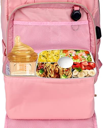 Раница-чанта за Памперси Sengtor, Многофункционална Чанта за бременни, Чанти за Свободни Дете, с USB порт за зареждане
