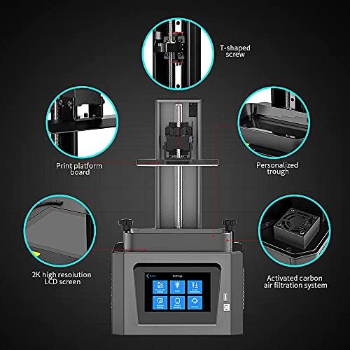 Официален 3D-принтер от смола Creality HALOT-ONE CL-60 С Вградено Осветление, Двойна система за охлаждане и филтриране,