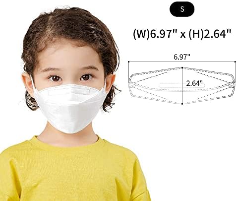 Dr.Puri [20 опаковки] Нова маска премиум-клас за лице със защита от микропылесоса (KF94) Бял Малък