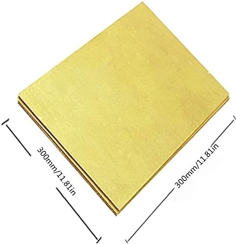 Латунная плоча на Месинг лист Перцизионные метали Суровини Латунная табела-Метална Медна плоча (Размер: 2x300x300