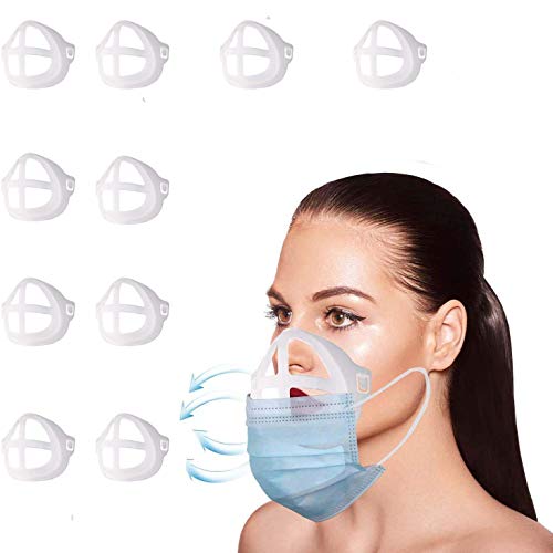 Вътрешна Поддържаща Рамка 3D-Скоба за маски, Силиконова Множество Защитна маска за лице, Дихателна чаша за маска,