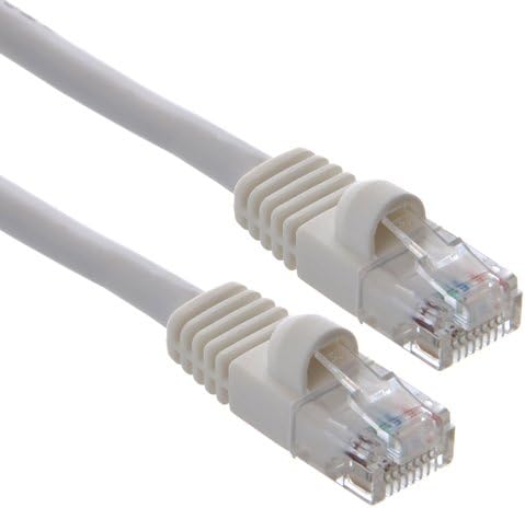 Мрежов кабел Cat5e RJ-45 Ethernet LAN Patch - 5 метра в Бял цвят
