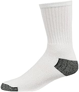 POWER CLUB 4 Опаковки Спортни чорапи в Черен цвят с мека подплата 10-13