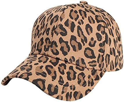 Леопардовый шапка унисекс крава принт бейзболна шапка женски мъжка бейзболна шапка ежедневни шапка, багажник за