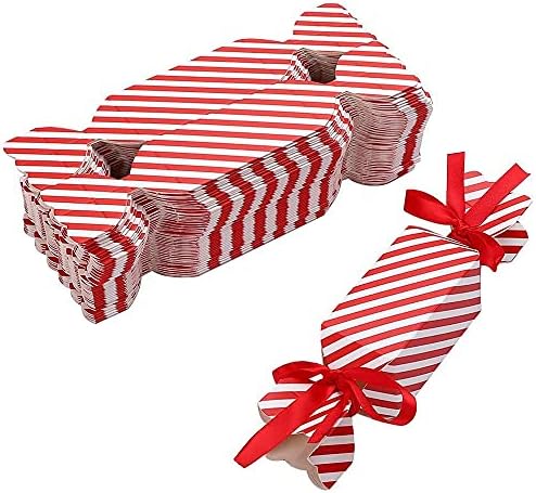 Suroene Коледни Кутии 50шт Кутии за Коледни Предложения Кутии САМ Party Favor Подаръчни Кутии за Подаръци Амбалажна