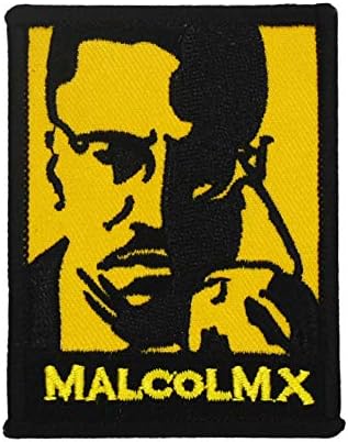 Сладък Нашивка Black Lives Matter Malcolm X Бродирани с Желязо Нашивке Fist Up Black Power Anti Racist