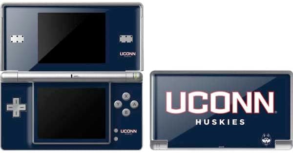 Игри кожата Skinit Decal, Съвместим с DS Lite - Официално лицензиран дизайн колеж Huskies UConn