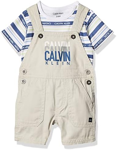 Кратък комплект Calvin Klein за новородени момчета от 2 теми