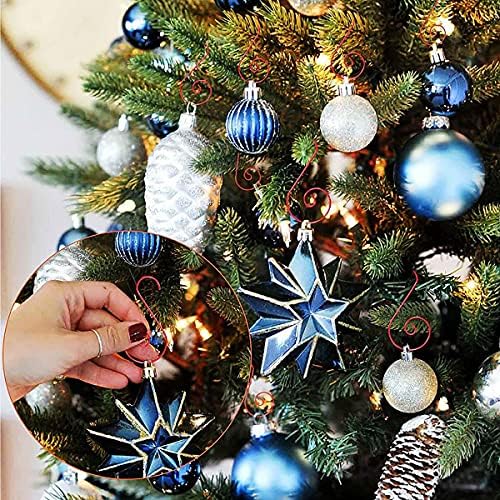 20pcs Коледен Орнамент Куки Коледно Дърво, Декорация на Метални Телени Закачалки за Закачане на Бижута S Кука Висулка