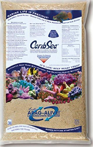 Рифовый пясък CaribSea Arag-Alive специален сорт, £ 20