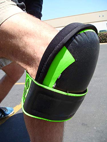 TROXELL USA - Сверхмягкие коленете Hi-Elbi флуоресцентно зелен цвят (Голям размер / Опаковани по двойки)