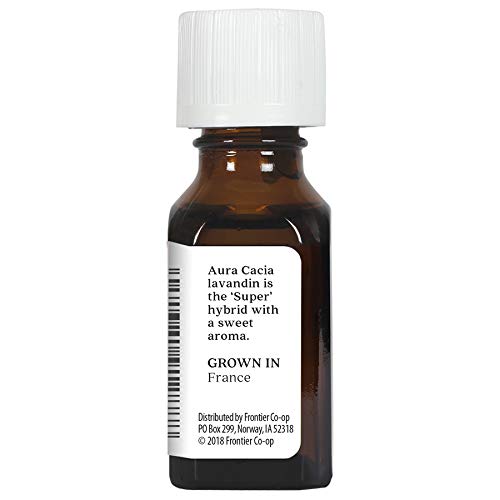 Етерично масло лавандина Aura Cacia Pure | 0,5 ет. унция | Lavandula посредничество