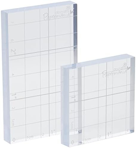Прозрачни блокове за печати (2pk) - 1,75 x 3 и 1,75 x 1,75