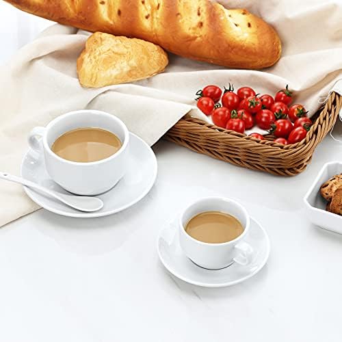Комплект Порцеланови чаши Кафе на Yedio и част на стомна за приготвяне на млечни сметана