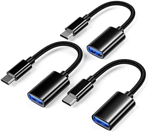 LJ zjcxin USB Адаптер C до USB 3-Pack + USB адаптер C до USB 3.0 [3 пакет] за MacBook Pro / Air 2020/2018 за iPad