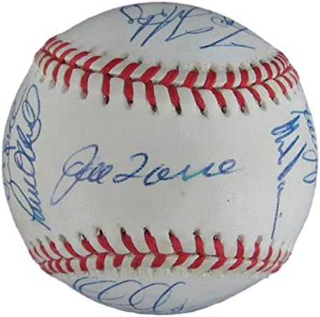 1998 Бейзбол екип на Янкис ОАЛ (26) Подписа бейзболни топки WS Champs Джитър / Ривера Щайнер - Бейзболни топки с
