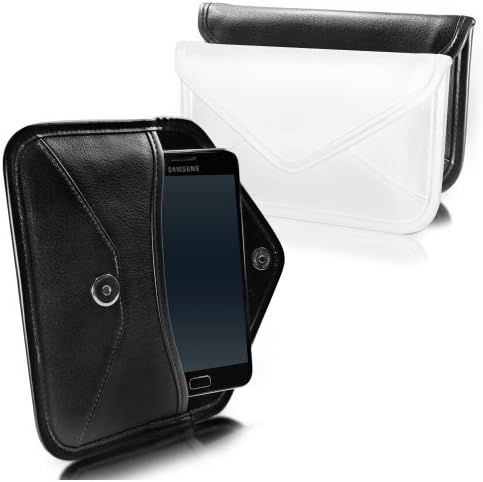 Калъф BoxWave за Coolpad Cool 9 (Case by BoxWave) - Луксозни кожена чанта-месинджър, чанта-плик от изкуствена кожа