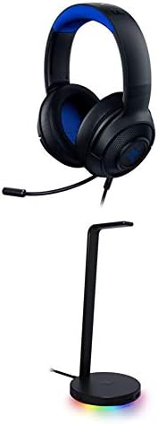 Сверхлегкая детска слушалки Razer Kraken X: Съраунд звук 7.1 - Лека алуминиева рама - за PC, PS4, PS5, Switch, Xbox