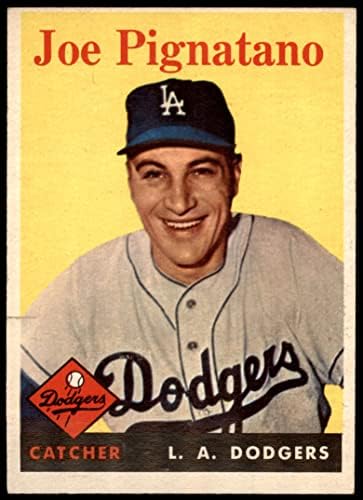 1958 Topps 373 Джо Пиньятано Лос Анджелис Доджърс (Бейзбол карта), БИВШ играч на Доджърс