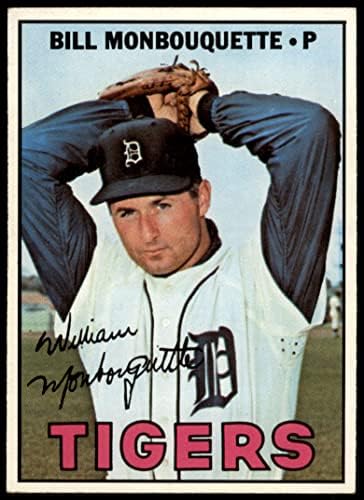 1967 Topps 482 Бил Монбукетт Детройт Тайгърс (Бейзболна картичка), БИВШ+ Тайгърс