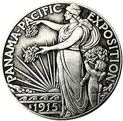 Американската Възпоменателна Монета в Полдоллара 1915 г., Чуждестранна Копие, сребърно покритие