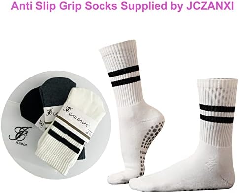 Чорапи за йога JCZANXI с Дръжки за жени, Нескользящие Чорапи с Дръжки за Йога, Пилатес, металообработващи машини,
