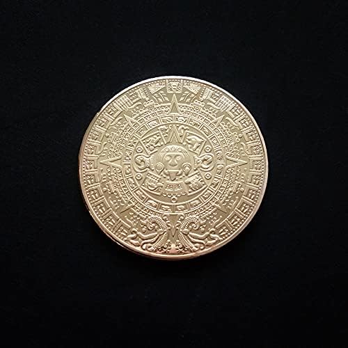 Възпоменателна Монета На Маите Пирамида Слънчеви Часове Америка Мексико Монета На Ацтеките Чуждестранните Монети