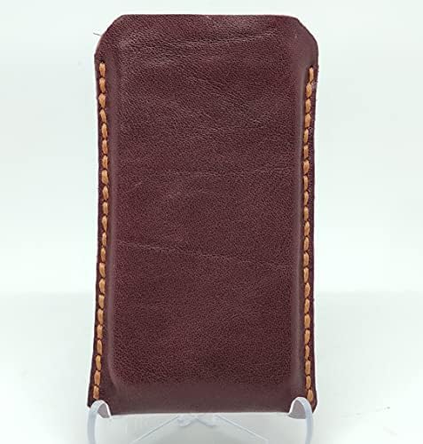 Чанта-кобур от естествена кожа за OnePlus 6, Калъф за вашия телефон ръчна изработка от естествена кожа, Изработен