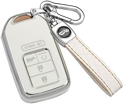 ontto е Съвместим с Honda 5-Ключ, Ключодържател във формата на Миди е Мек и Здрав Протектор ключ за Civic Accord