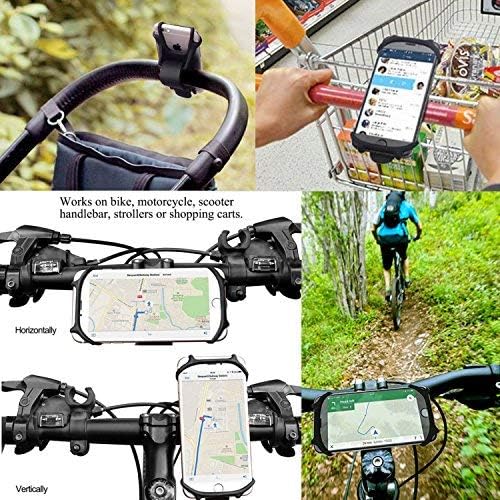 Agoz Планина за наем на iPhone за мотоциклет Планински Пътен велосипед, стойка за мобилен телефон, Поставка за кормилото