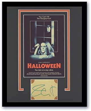 Автограф Джейми Лий Кертиса Хелоуин с автограф в рамката на 11x14 поръчка Дисплей ACOA