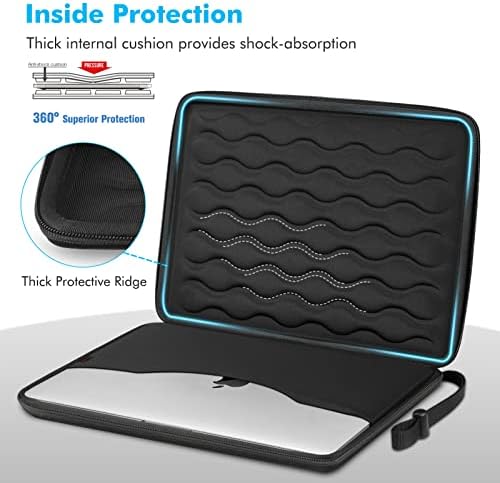 Калъф за лаптоп Fintie за MacBook Pro 16 A2780 A2485 A2141, MacBook Pro 15, 15 Surface Laptop - Противоударная чанта