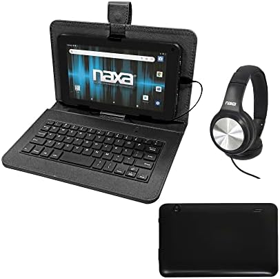 Таблет Naxa NID-7056 Android 11 със 7-инчов екран HD TN, USB клавиатура и слушалки, четырехъядерным процесор с честота
