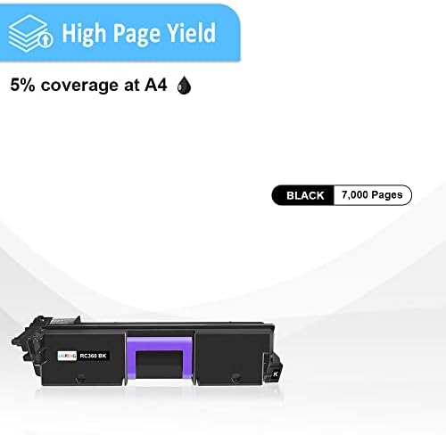 Подмяна на съвместим тонер касета LAIPENG за Ricoh SP C361 C360 с най-висока доходност 7000 страници цвят Черен