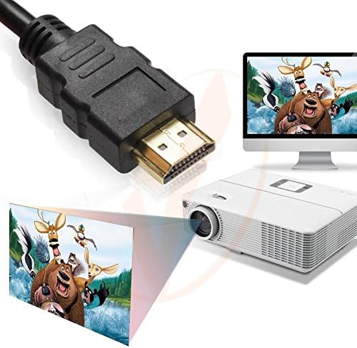 CableVantage HDMI 75ft Кабел е Кабел С Ethernet Позлатен Щепсел за Штекеру За PC, PS4 Xbox TV Високоскоростен HDMI