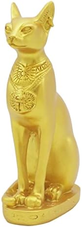 Котка Бастет Статуя На Богинята Аквариум За Декорация Древен Египет Аквариум За Риби Пълзящо Растение Костенурка,